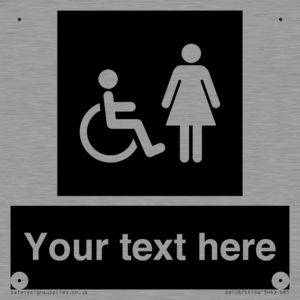 Custom information: black panel disabled and female